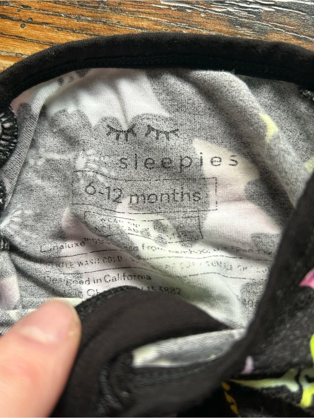 Little‎ Sleepies 6-12 Month Cool Ghouls Zippy One Piece Bamboo